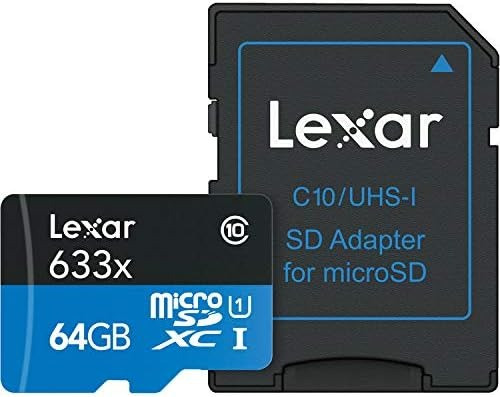 Lexar High-Performance C10 64GB Micro SDXC UHS-I Card