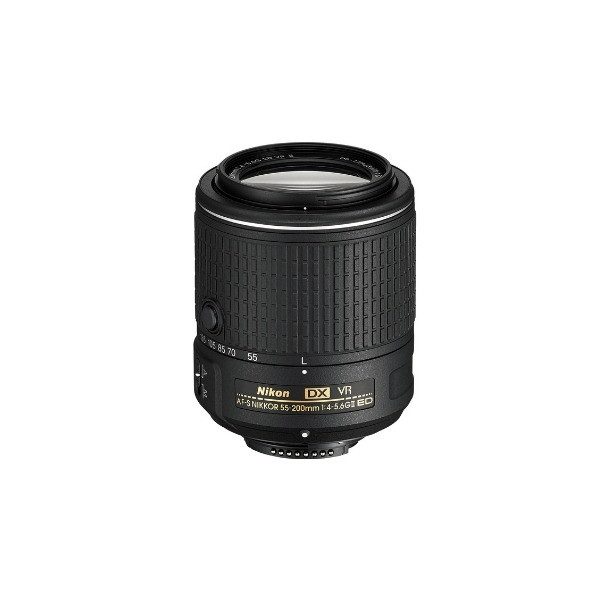 Nikon AF-S DX NIKKOR 55-200mm f/4-5.6G ED VR II Lens Black