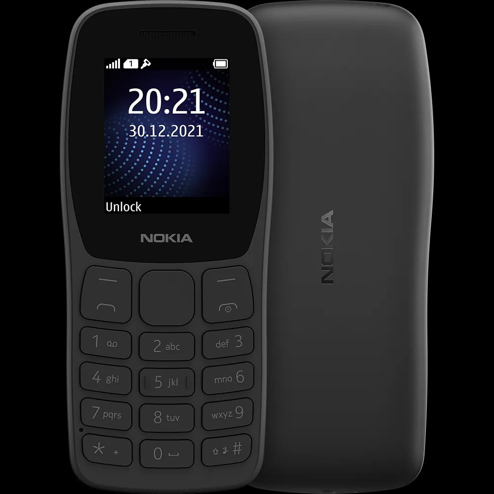 Nokia 105 (Africa Edition) Dual SIM 1.77 Inch Display 4MB RAM 4MB ROM 800mAh Battery FM Wireless Radio