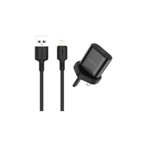 Oraimo OCW-U65S+L53 iPhone Charger Kit: Efficient & Durable Fast Charging with Lightning Cable