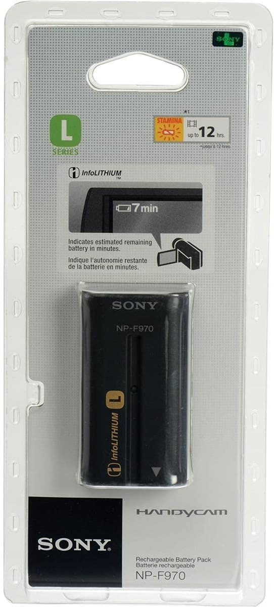 Sony NP-F970 Rechargeable Battery Replacement Infolithium L-Series Battery Pack 6300mAh