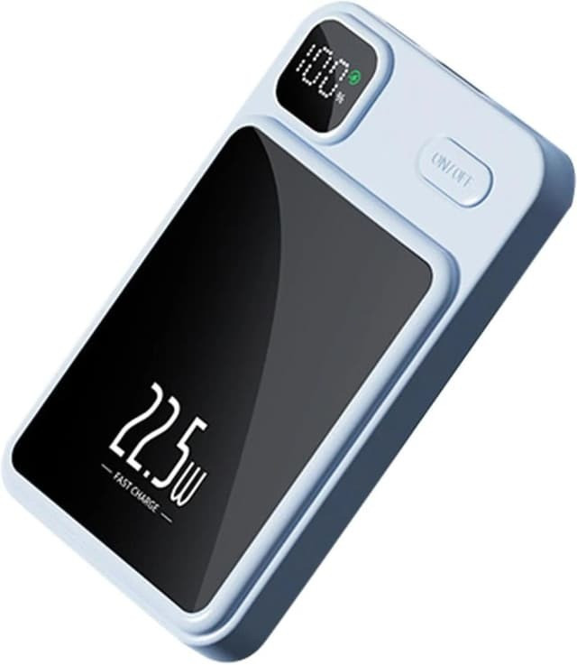 S-TEK Magnetic Wireless Power Bank: Portable Charger with Smart LED Display