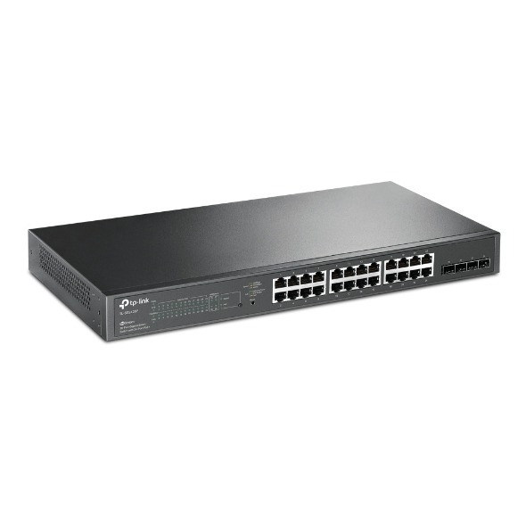 TP-Link 28-Port 10/100/1000Mbps JetStream Gigabit Smart Switch with 24-Port PoE+ - TL-SG2428P