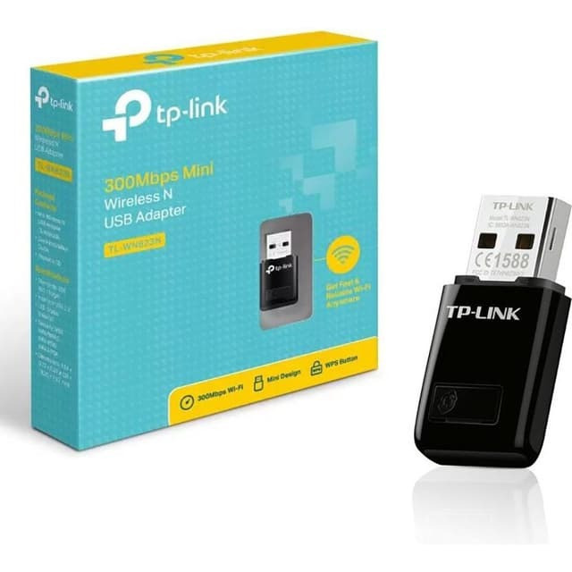 TP-Link 300Mbps Mini Wi-Fi Adapter: Wireless N USB Dongle TL-WN823N