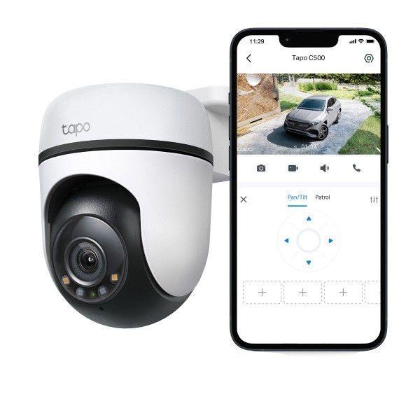 TP-Link Outdoor Pan/Tilt Security WiFi Camera - TO-TAPO C500