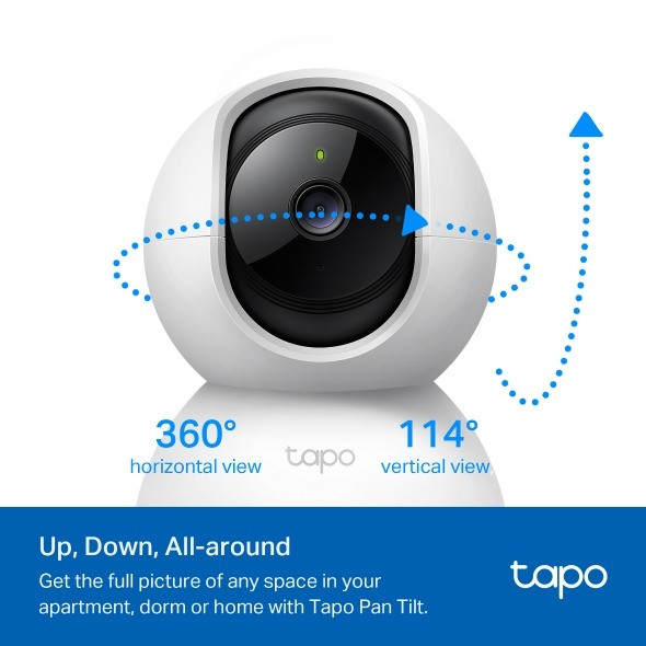 TP-Link Pan/Tilt Home Security Wi-Fi Camera - TL-TAPO C210