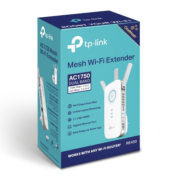 TP-Link RE450 AC1750 Wi-Fi Range Extender TL-RE450