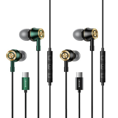 USAMS Type-C In-Ear Metal Earphones