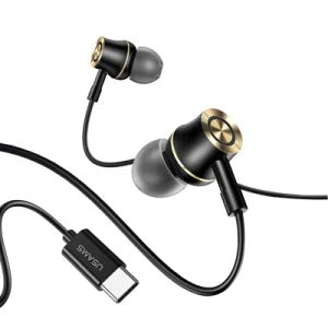 USAMS Type-C In-Ear Metal Earphones