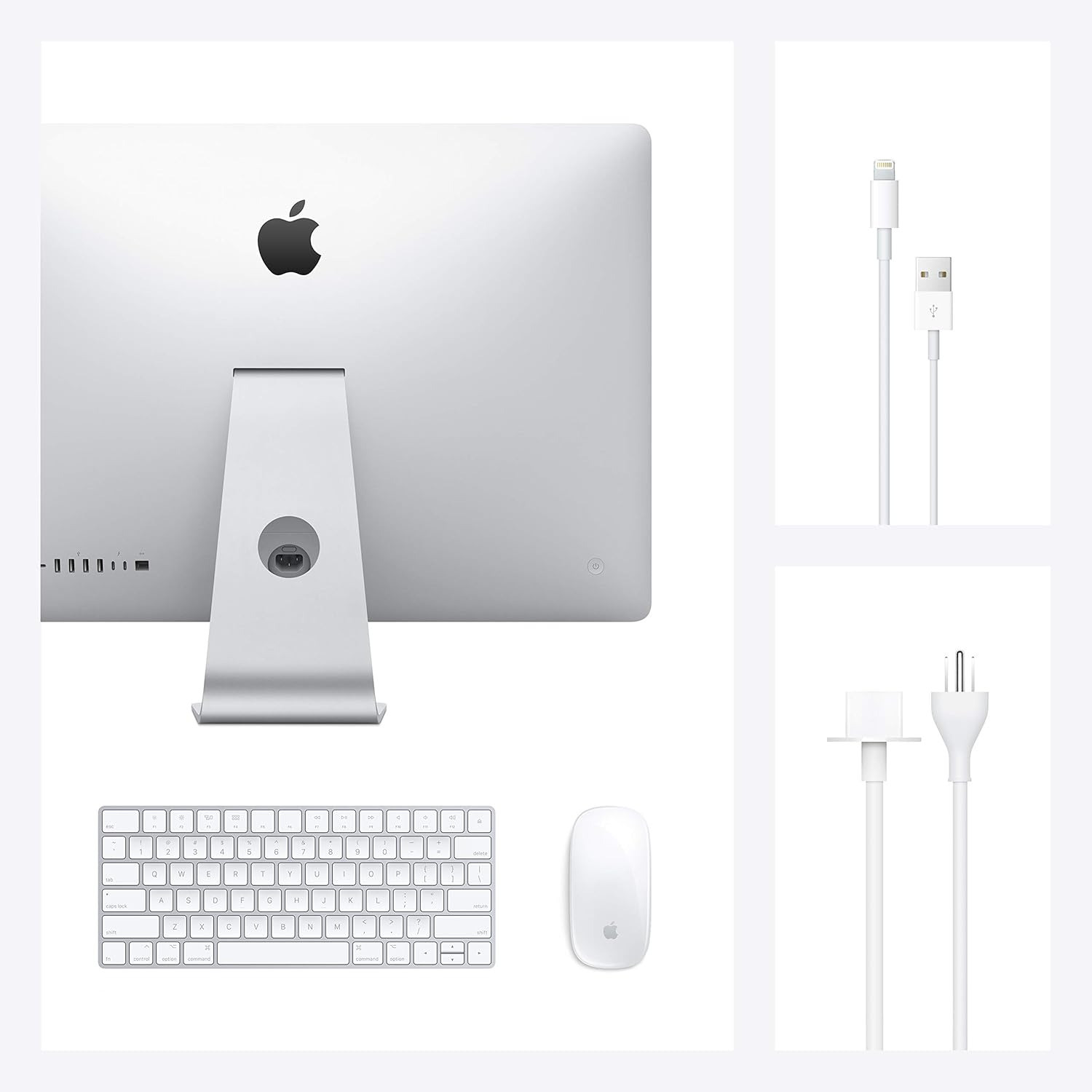 Apple iMac A2115 27-inch Retina 5K Display All-in-One Desktop (2019 Model): 9th Gen Intel Core i9-9700K, 16GB RAM, 512GB SSD, AMD Radeon Pro 575X 4GB Graphics(Pre Owned Abroad Boxed)