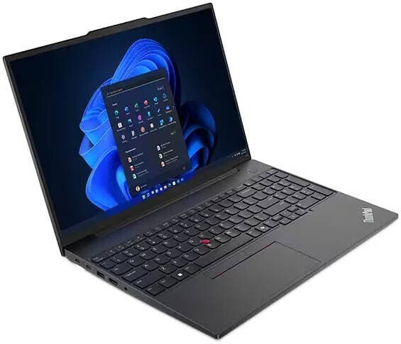 Lenovo ThinkPad E16 Gen 2: Core Ultra 7 155H, 16GB RAM, 512GB SSD, 16 Inch WUXGA Display (No OS, Fingerprint Reader, Backlit Keyboard, 1-Year Warranty)